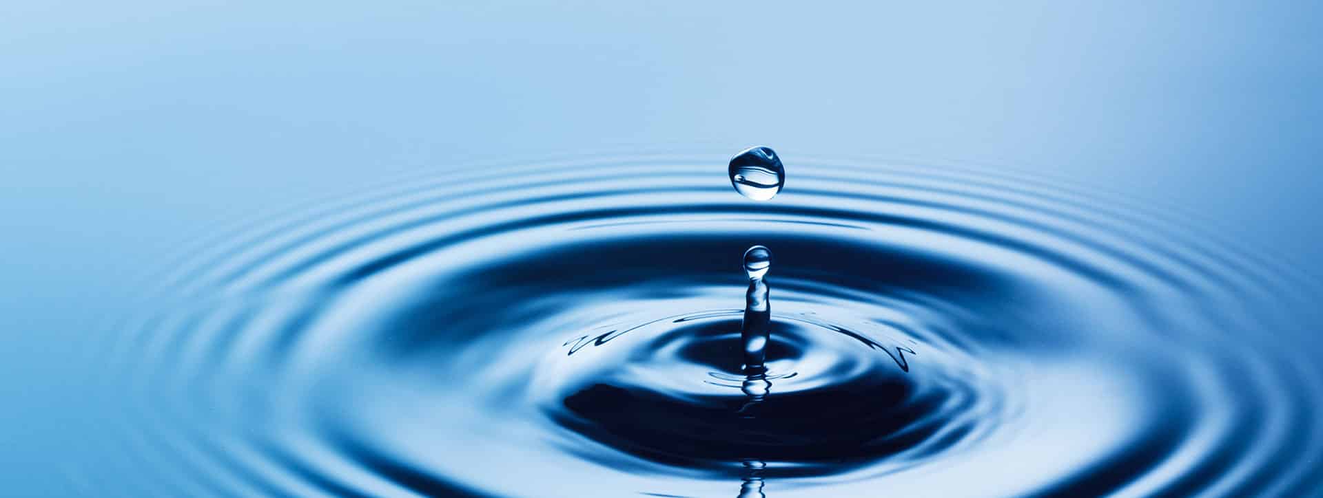 A single drop of clean water — the drinking supply backflow testing protects
